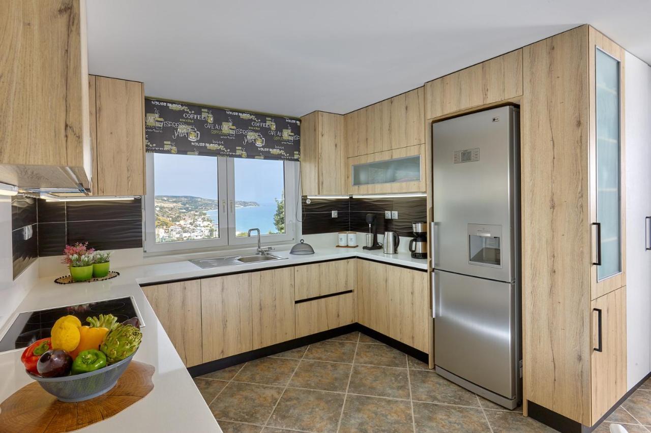 Breathtaking Sea View Flat In South Crete Apartment Keratokambos Bagian luar foto