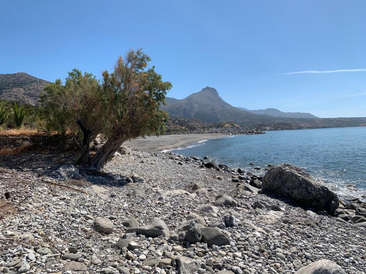 Breathtaking Sea View Flat In South Crete Apartment Keratokambos Bagian luar foto