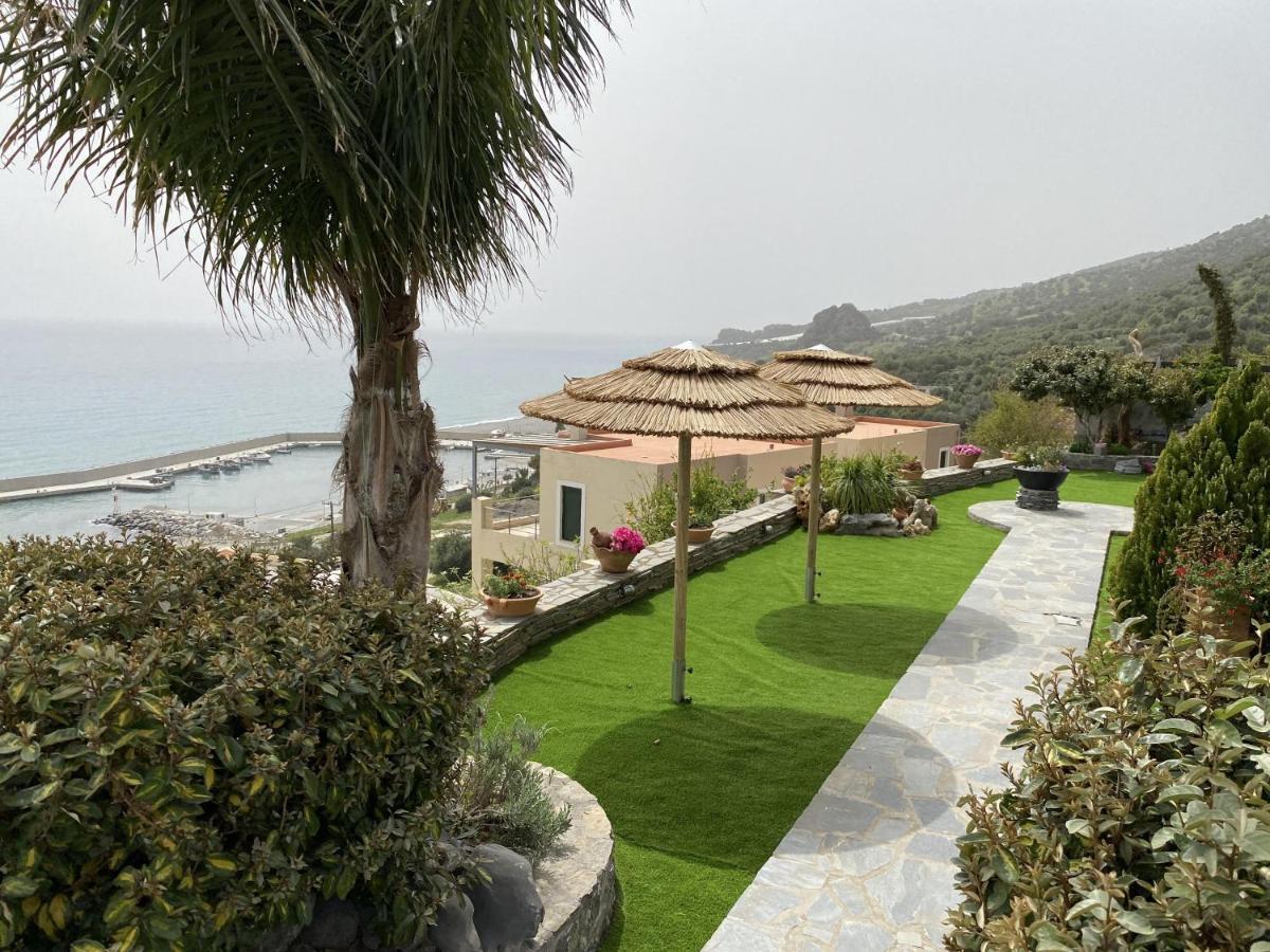 Breathtaking Sea View Flat In South Crete Apartment Keratokambos Bagian luar foto