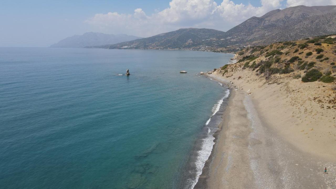 Breathtaking Sea View Flat In South Crete Apartment Keratokambos Bagian luar foto
