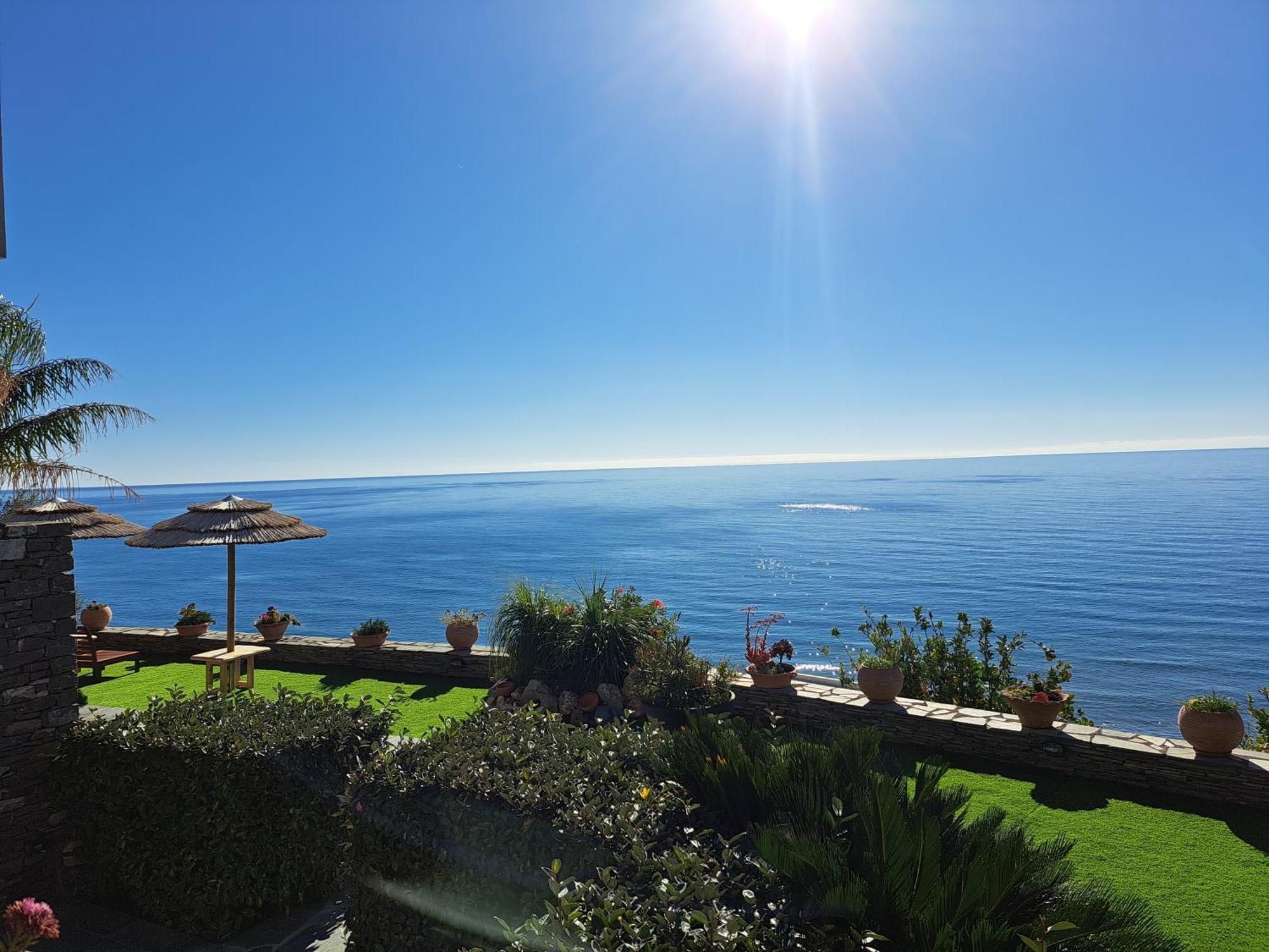 Breathtaking Sea View Flat In South Crete Apartment Keratokambos Bagian luar foto